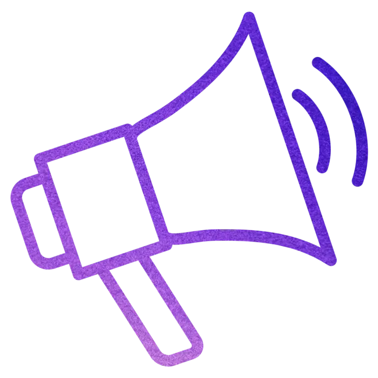 Megaphone Icon (Gradient)