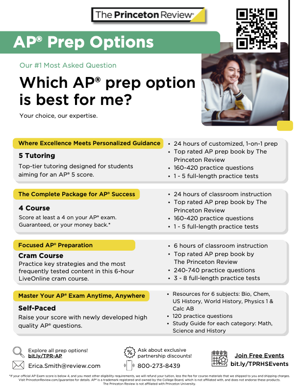 AP prep options
