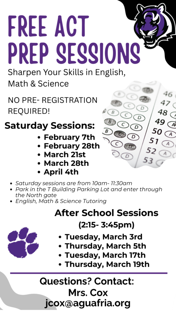 FREE ACT PREP SESSIONS