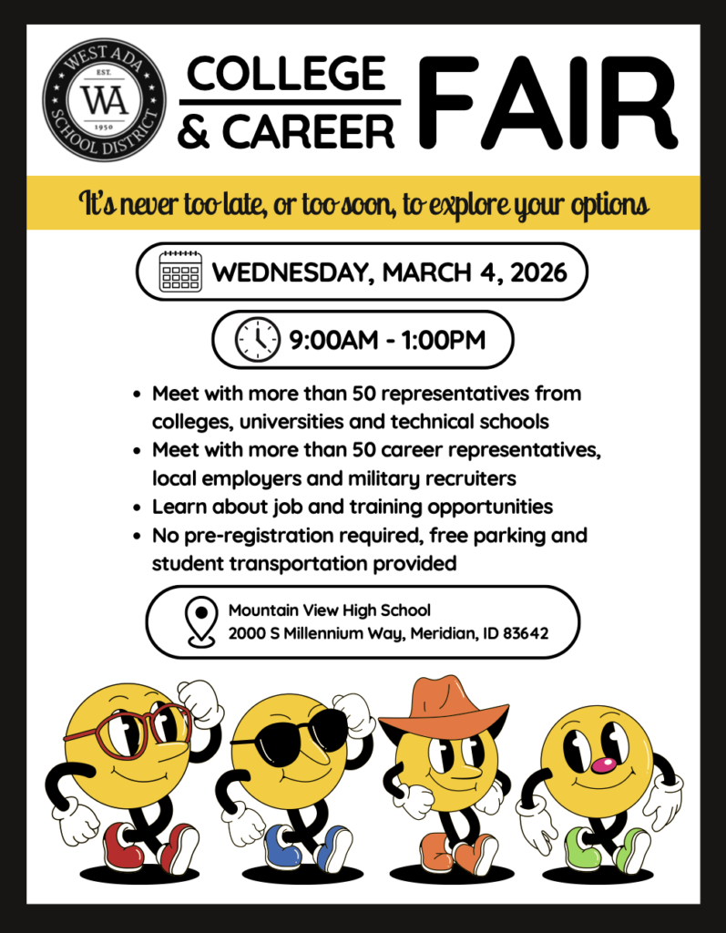 WASD College Career Fair 2026 Flyer