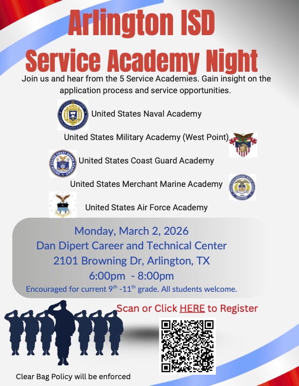 Arlington ISD Service Academy Night