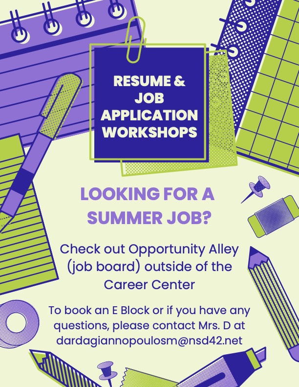 Resume Job Application Workshop Flyer v2